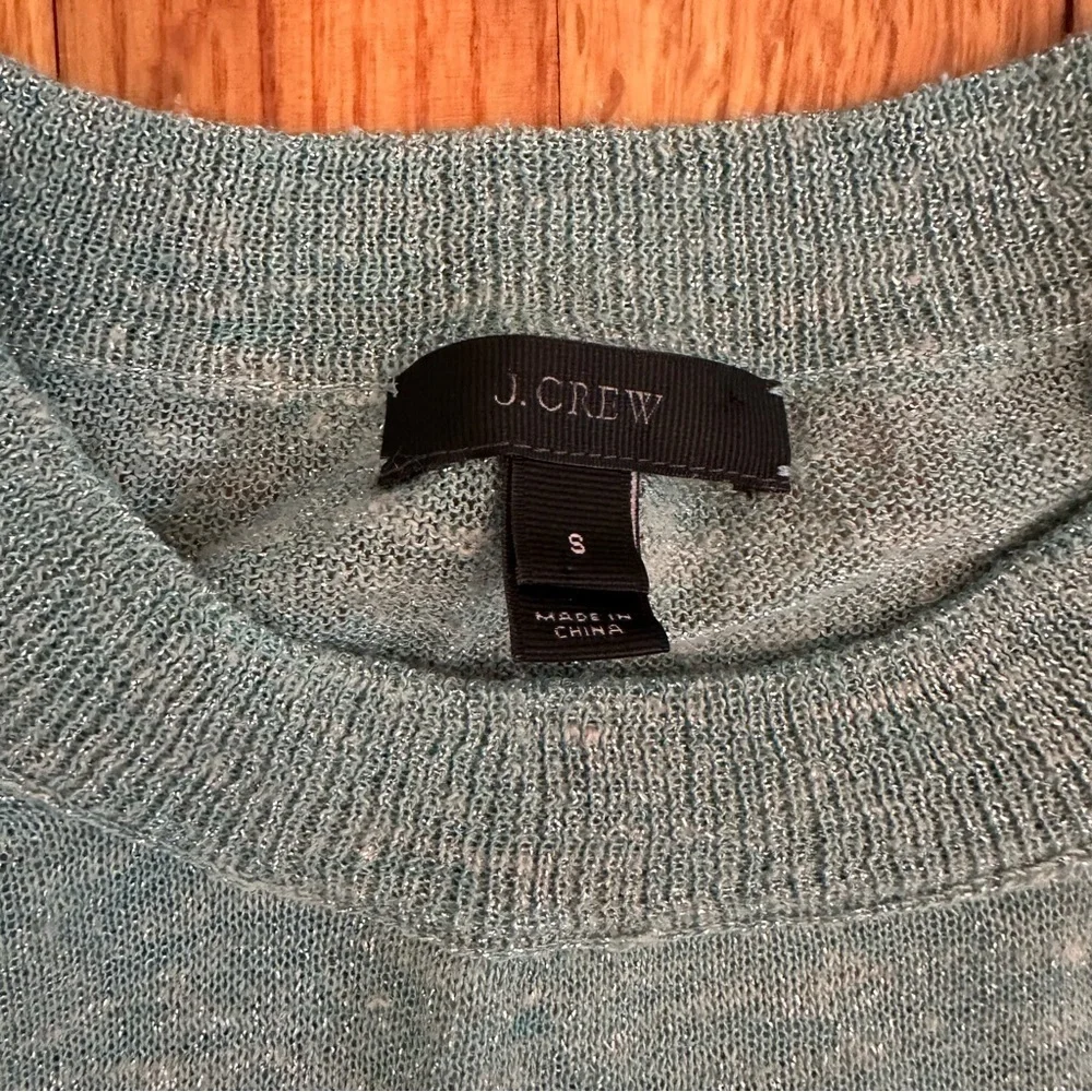 J crew 3/4 Sleeve Light  Lightweight Crewneck Sweater Womens S (j10)
